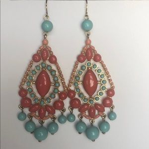 Bebe earrings 3 1/2 inch long